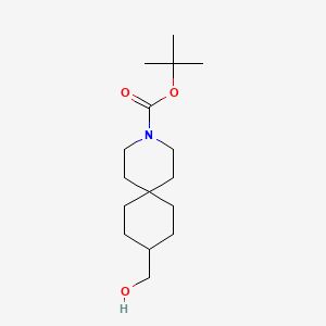 tert-Butyl 9-(hydroxymethyl)-3-azaspiro-[5.5]undecane-3-carboxylate