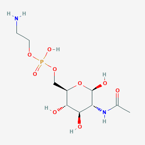 B140865 2'-Aminoethylphosphoryl(-6)-N-acetylglucosamine CAS No. 143873-64-7