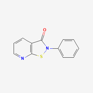 Isothiazolo[5,4-b]pyridin-3(2H)-one, 2-phenyl-