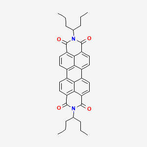 7,18-Di(heptan-4-yl)-7,18-diazaheptacyclo[14.6.2.22,5.03,12.04,9.013,23.020,24]hexacosa-1(23),2,4,9,11,13,15,20(24),21,25-decaene-6,8,17,19-tetrone