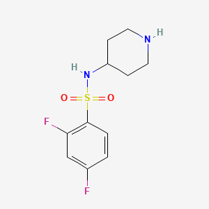 2,4-Difluoro-N-(piperidin-4-yl)benzenesulfonamide