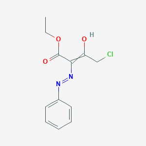 Ethyl 4-chloro-3-oxo-2-(2-phenylhydrazono)butanoate