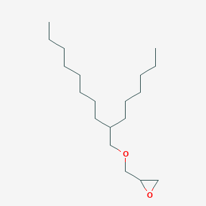 molecular formula C19H38O2 B14086693 2-{[(2-Hexyldecyl)oxy]methyl}oxirane CAS No. 112725-16-3