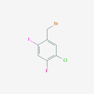 1-(Bromomethyl)-5-chloro-4-fluoro-2-iodobenzene