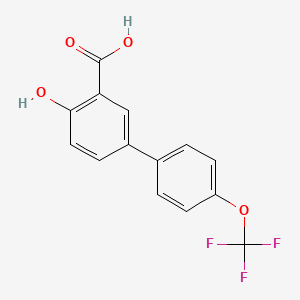 4-Hydroxy-4'-(trifluoromethoxy)biphenyl-3-carboxylic acid