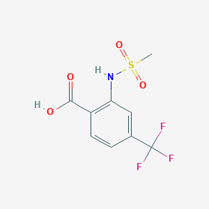 2-(Methanesulfonamido)-4-(trifluoromethyl)benzoic acid