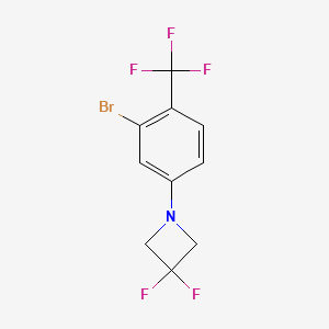 1-(3-Bromo-4-(trifluoromethyl)-phenyl)-3,3-difluoroazetidine