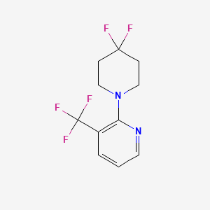 2-(4,4-Difluoropiperidin-1-yl)-3-(trifluoromethyl)pyridine