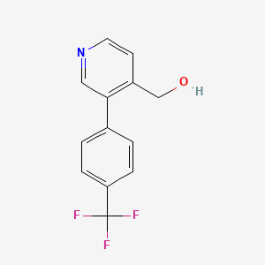 (3-(4-(Trifluoromethyl)phenyl)pyridin-4-yl)methanol