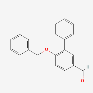 6-(Benzyloxy)-[1,1'-biphenyl]-3-carbaldehyde