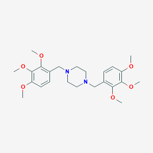 B140870 1,4-Bis(2,3,4-trimethoxybenzyl)piperazine CAS No. 1257-19-8