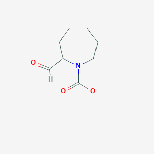 B140871 Tert-butyl 2-formylazepane-1-carboxylate CAS No. 146337-41-9