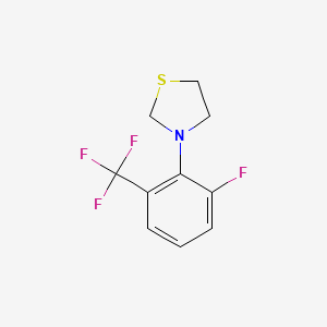 3-(2-Fluoro-6-(trifluoromethyl)phenyl)thiazolidine