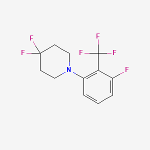 4,4-Difluoro-1-(3-fluoro-2-(trifluoromethyl)-phenyl)piperidine