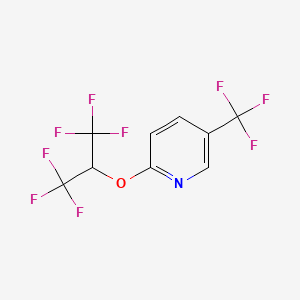 2-(1,1,1,3,3,3-Hexafluoropropan-2-yloxy)-5-(trifluoromethyl)pyridine