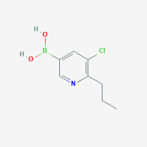 (5-Chloro-6-propylpyridin-3-yl)boronic acid