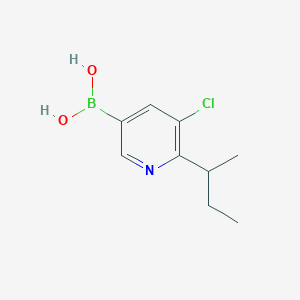 (6-(sec-Butyl)-5-chloropyridin-3-yl)boronic acid