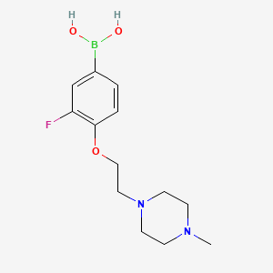 3-Fluoro-4-(2-(4-methylpiperazin-1-yl)ethoxy)phenylboronic acid