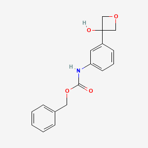 Benzyl (3-(3-hydroxyoxetan-3-yl)phenyl)carbamate