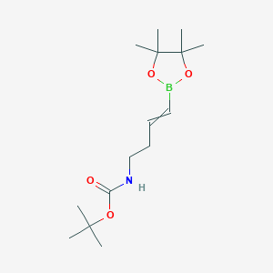 tert-butylN-[(3E)-4-(4,4,5,5-tetramethyl-1,3,2-dioxaborolan-2-yl)but-3-en-1-yl]carbamate