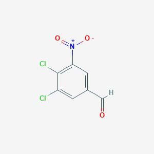 molecular formula C7H3Cl2NO3 B1408760 3,4-Dichloro-5-nitrobenzaldehyde CAS No. 1806356-60-4