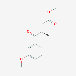 (S)-Methyl 4-(3-methoxyphenyl)-3-methyl-4-oxobutanoate