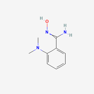 2-(dimethylamino)-N'-hydroxybenzene-1-carboximidamide