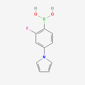 (2-Fluoro-4-(1H-pyrrol-1-yl)phenyl)boronic acid