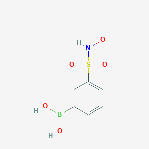 molecular formula C7H10BNO5S B1408770 (3-(N-methoxysulfamoyl)phenyl)boronic acid CAS No. 1704066-72-7