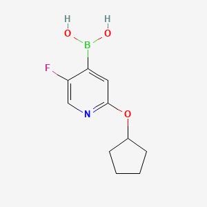 (2-(Cyclopentyloxy)-5-fluoropyridin-4-yl)boronic acid