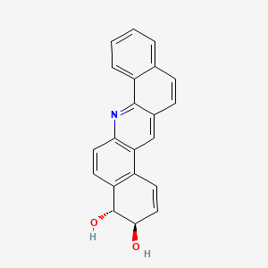 Dibenz(a,h)acridine-3,4-diol, 3,4-dihydro-, trans-