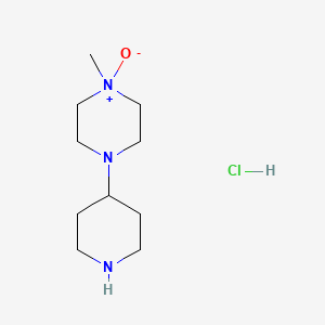 molecular formula C10H22ClN3O B1408787 1-Methyl-4-(piperidin-4-yl)piperazine 1-oxide hydrochloride CAS No. 1823404-58-5