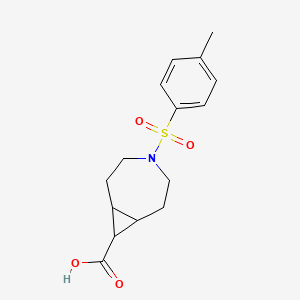 4-Tosyl-4-azabicyclo[5.1.0]octane-8-carboxylic acid