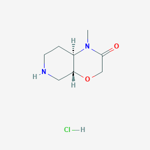 (4aR,8aR)-1-Methylhexahydro-1H-pyrido[3,4-b][1,4]oxazin-2(3H)-one hydrochloride