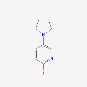 2-Iodo-5-(pyrrolidin-1-yl)pyridine
