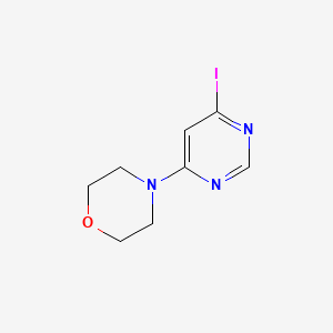 molecular formula C8H10IN3O B1408794 4-(6-Iodopyrimidin-4-yl)morpholine CAS No. 1704065-03-1