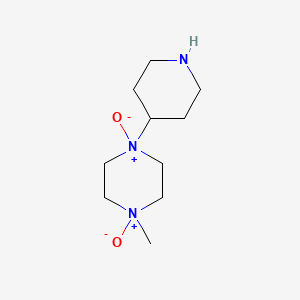 molecular formula C10H21N3O2 B1408797 4-Methyl-1-(piperidin-4-yl)piperazine 1,4-dioxide CAS No. 1823787-50-3