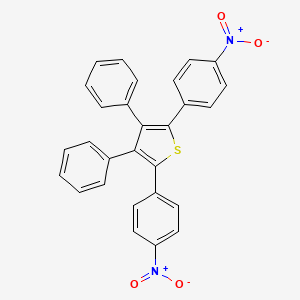 Thiophene, 2,5-bis(4-nitrophenyl)-3,4-diphenyl-