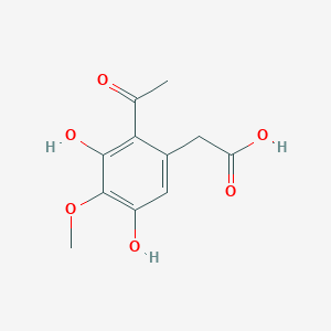 2-(2-Acetyl-3,5-dihydroxy-4-methoxyphenyl)acetic acid