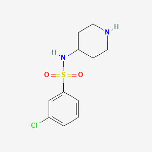 3-Chloro-N-(piperidin-4-yl)benzenesulfonamide