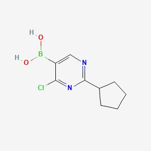 (4-Chloro-2-cyclopentylpyrimidin-5-yl)boronic acid