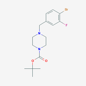 Tert-butyl 4-(4-bromo-3-fluorobenzyl)piperazine-1-carboxylate