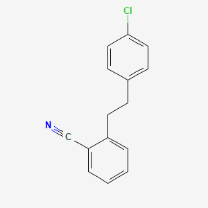 2-[2-(4-Chlorophenyl)ethyl]benzonitrile