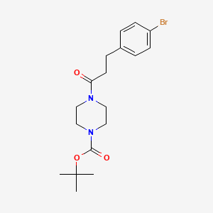 Tert-butyl 4-(3-(4-bromophenyl)propanoyl)piperazine-1-carboxylate
