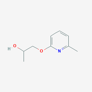 molecular formula C9H13NO2 B1408817 1-(6-Methylpyridin-2-yloxy)propan-2-ol CAS No. 1704065-86-0