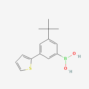 (3-(tert-Butyl)-5-(thiophen-2-yl)phenyl)boronic acid