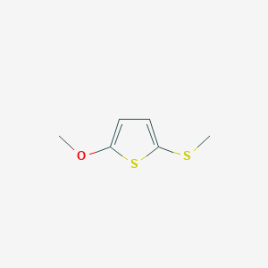 Thiophene, 2-methoxy-5-(methylthio)-