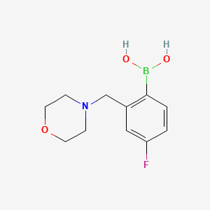 4-Fluoro-2-(morpholinomethyl)phenylboronic acid