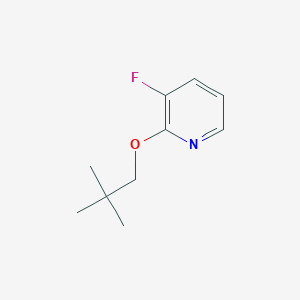molecular formula C10H14FNO B1408836 3-Fluoro-2-(neopentyloxy)pyridine CAS No. 1704066-70-5