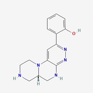 2-[(10S)-1,5,6,8,12-pentazatricyclo[8.4.0.02,7]tetradeca-2,4,6-trien-4-yl]phenol